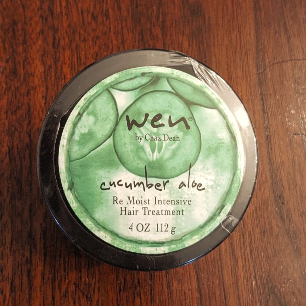 Wen Cucumber Aloe moist intensive hair treatment 4oz. Unopened/ sealed.